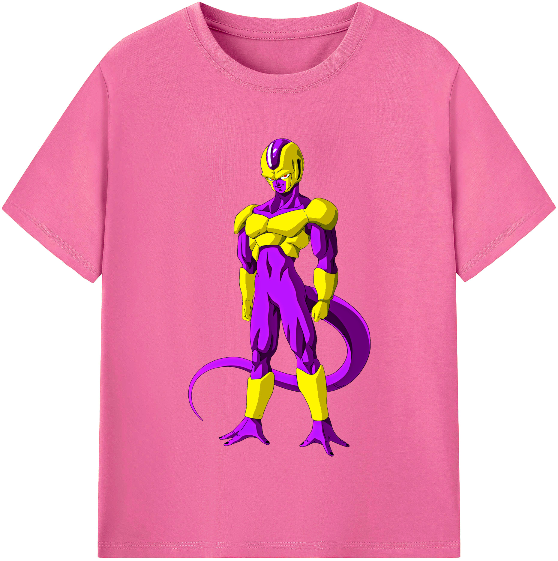 （画像用） ドラゴンボール フリーザ DRAGON BALL Frieza レディースカジュアルプリントTシャツ（綿100％）